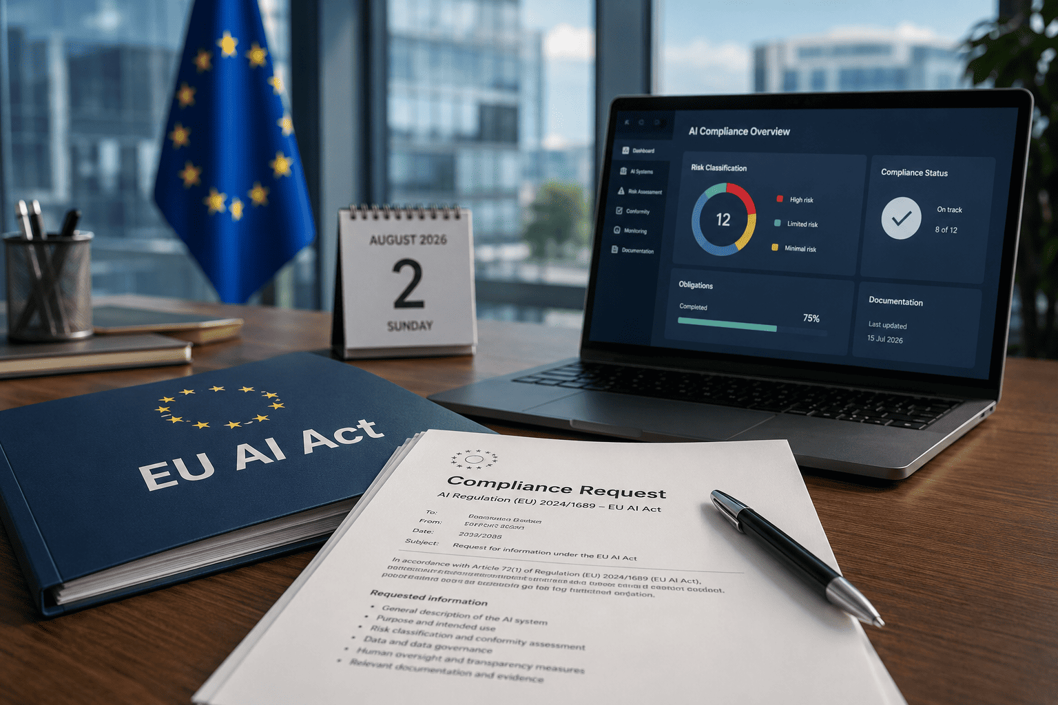 EU AI Act 2026 timeline: what still applies on 2 August 2026 and how the Digital Omnibus would delay high-risk obligations to 2 December 2027 and 2 August 2028 — explained by DocuGov.ai